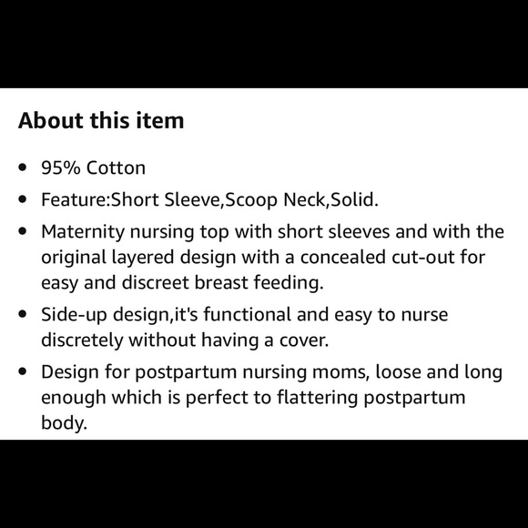 Yacun Breast Feeding Shirt - Picture 4 of 4